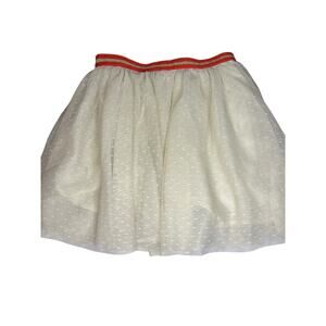 Gymboree white tulle skirt size 5-6